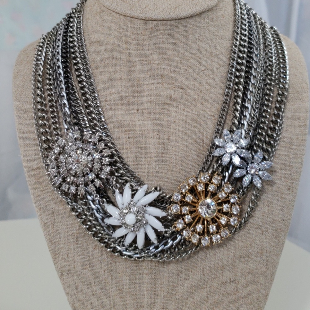 Stella & Dot Metropolitan Mixed Chain Necklace